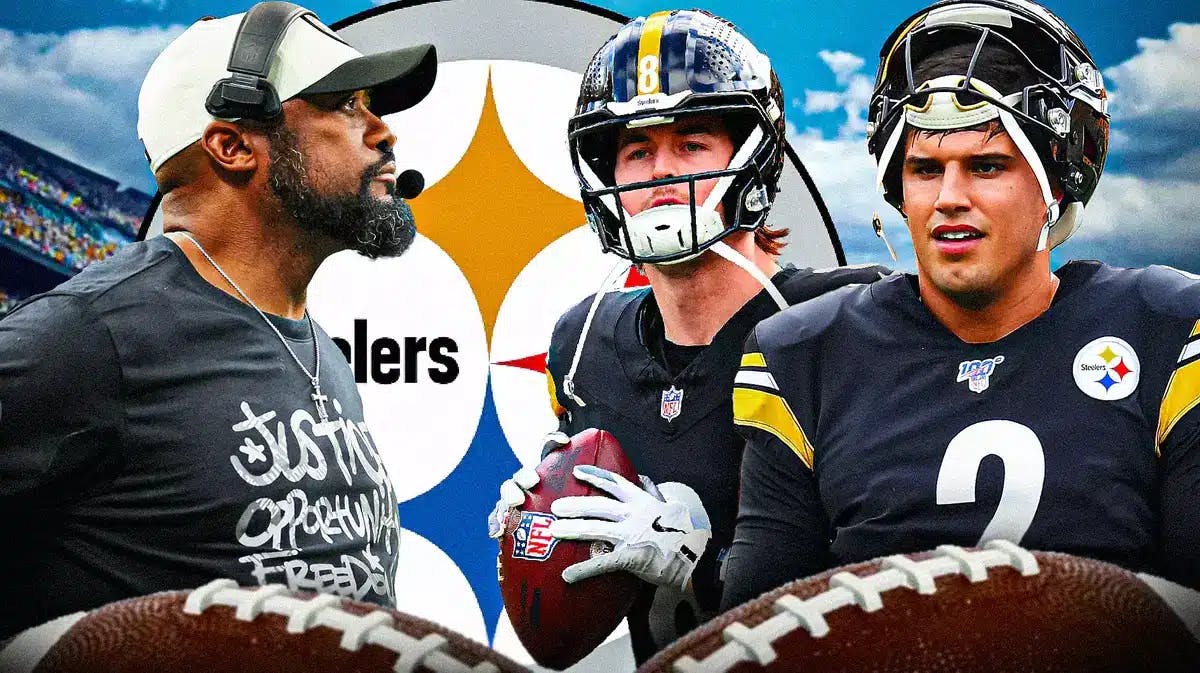 Steelers HC Mke Tomlin has a tough Week 17 QB decision on his hands between Kenny Pickett and Mason Rudolph