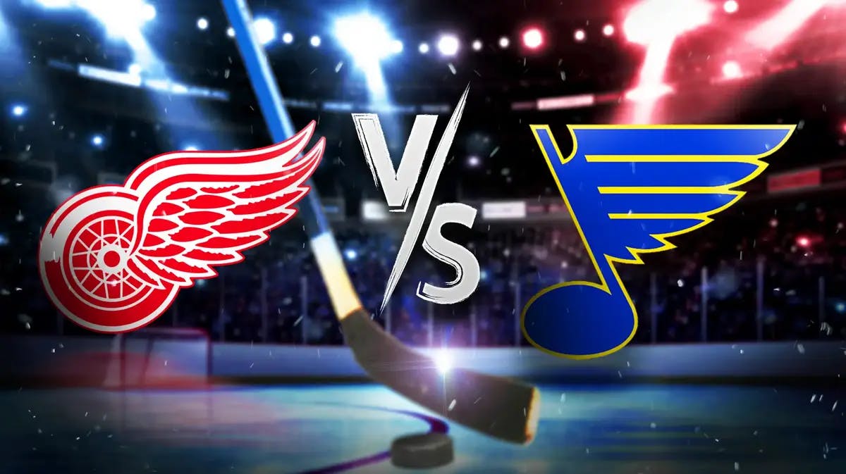red wings blues prediction