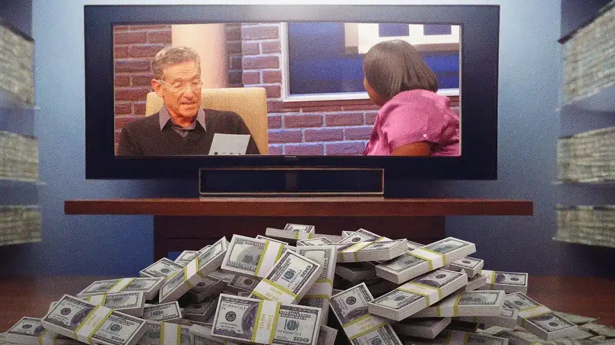 Shaquille O'Neal was putting big money down on bets on The Maury Show