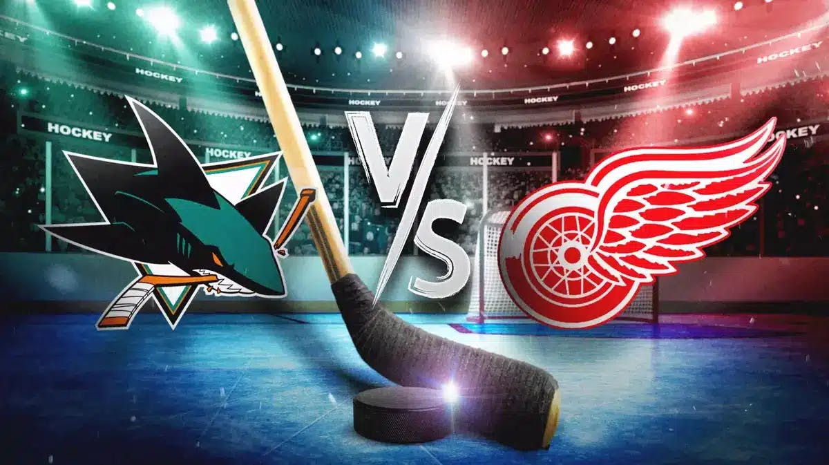 Sharks Red Wings prediction, odds, pick, how to watch