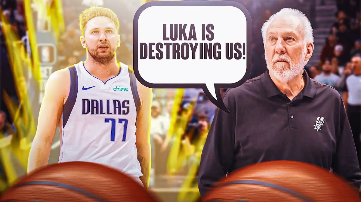Spurs' Gregg Popovich saying "Luka is destroying" us to Mavs star Luka Doncic going Super Saiyan
