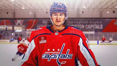 Washington Capitals Connor McMichael 24 Home 2022 Stanley Cup