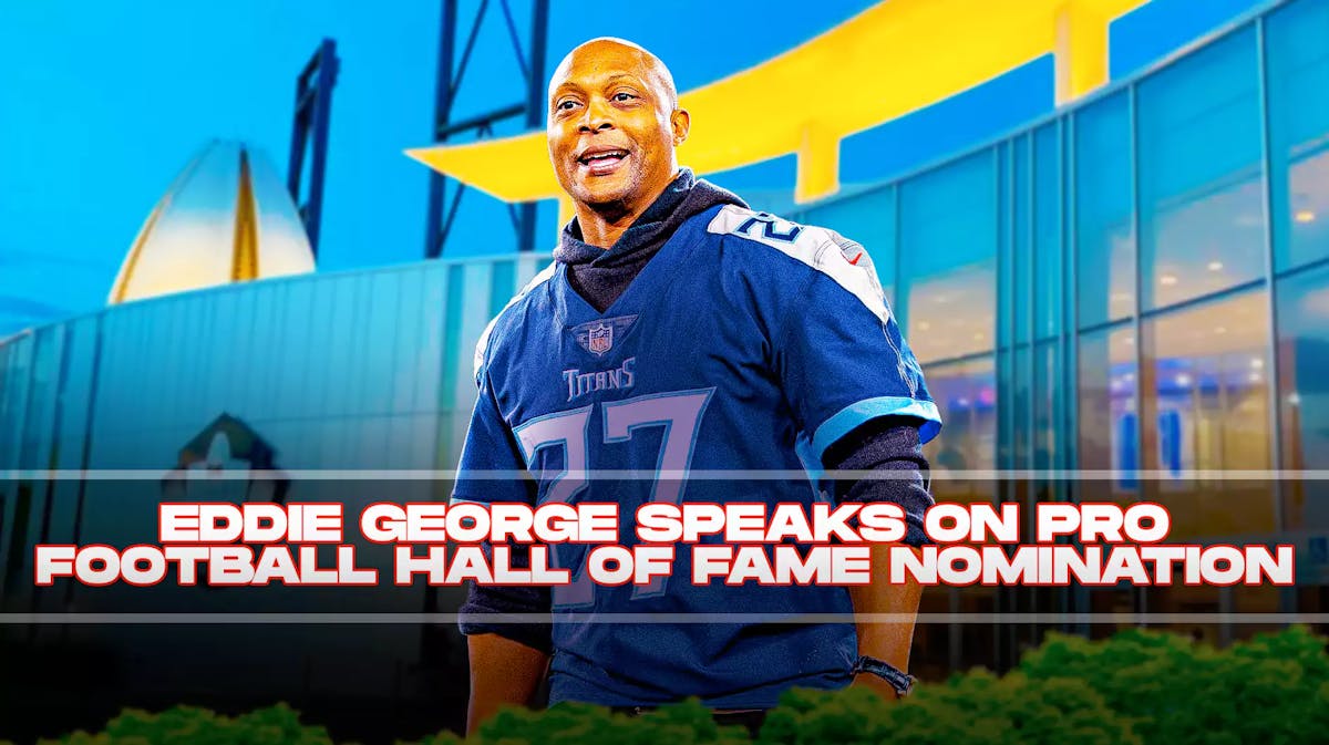 Tennessee Titans great Eddie George recently spoke about how it feels to be a semi-finalist for the Pro-Football Hall of Fame.