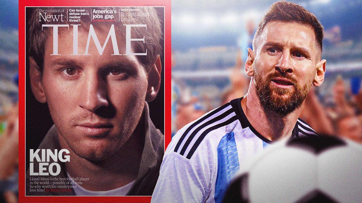 Lionel Messi on the cover of TIME magazine
