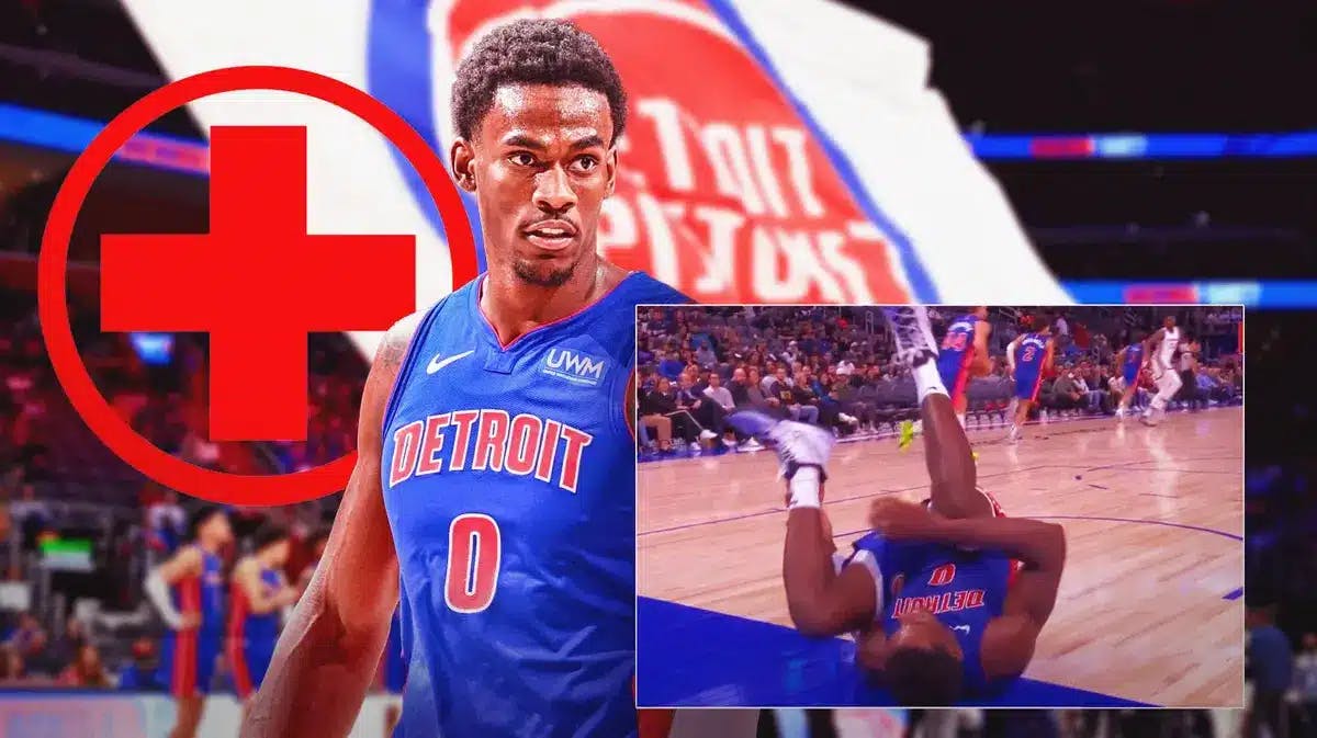 Detroit's early season woes worsened after Jalen Duren exited the Grizzlies game with an ankle injury from an awkward rebound.