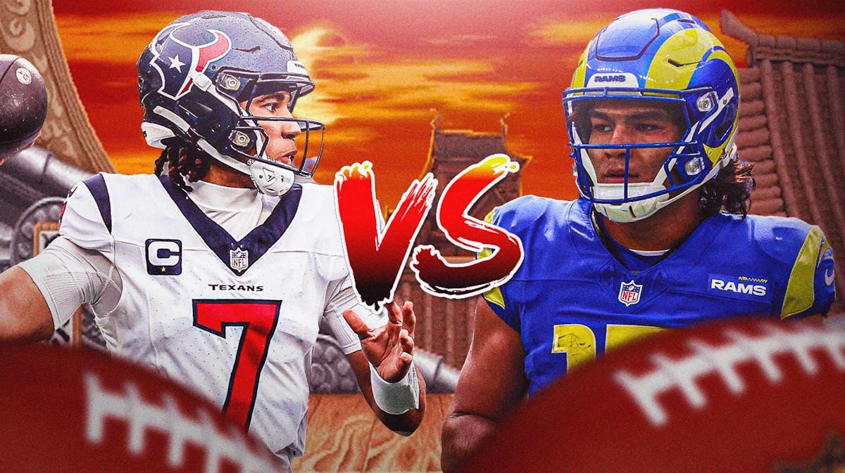 The Rookie of the Year race comes down to a showdown between Rams WR Puka Nacua and Texans QB CJ Stroud