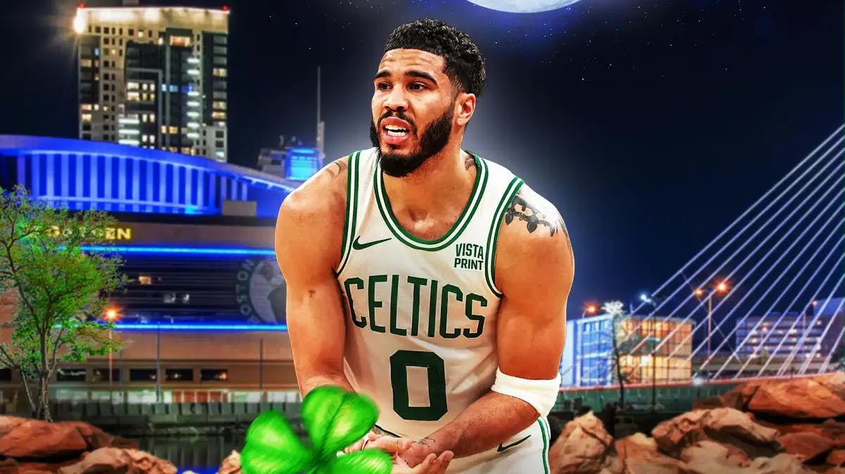 Jayson Tatum discussed his late-game ejection after filling the stat sheet in the Celtics cross-conference game against the Rockets.