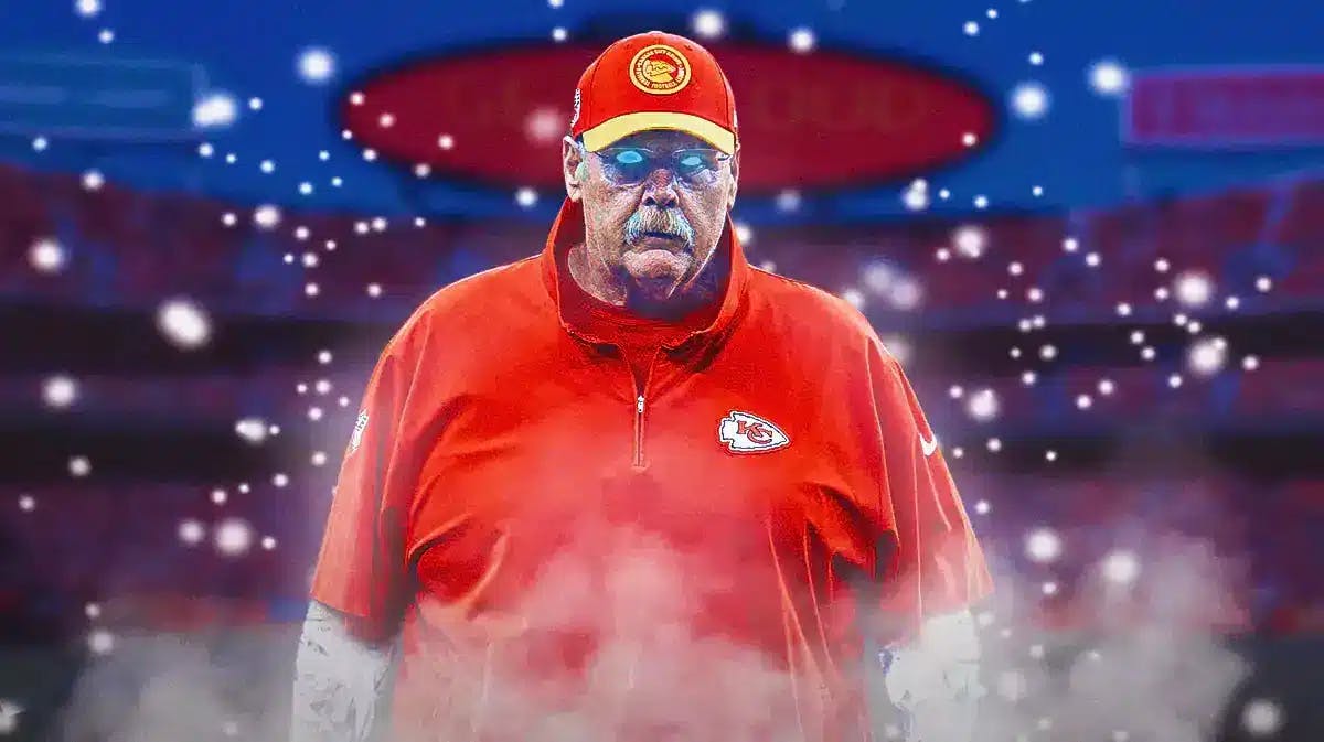 The NFL world could not resist commenting on Andy Reid's frozen mustache during the Chiefs' AFC Wild Card matchup against the Dolphins.