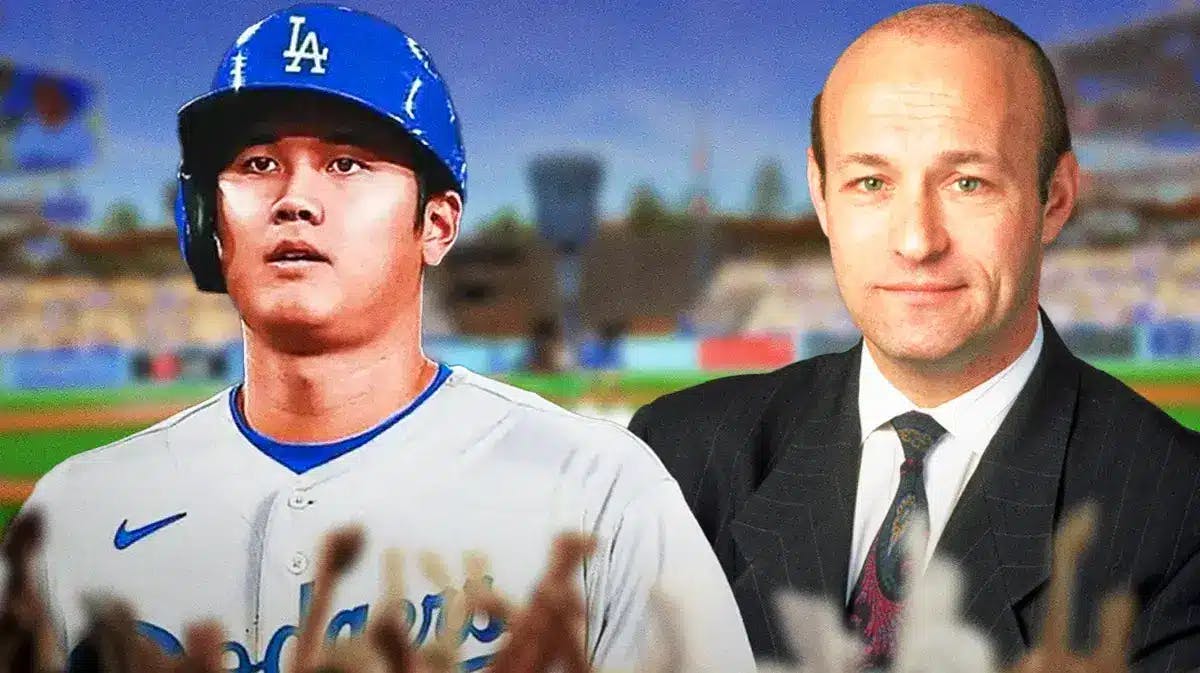 Dodgers' Shohei Ohtani and Stan Kasten