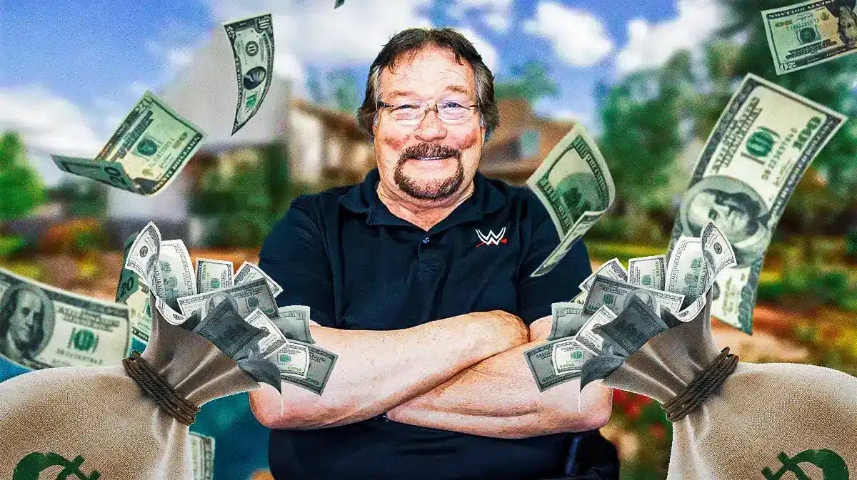 Ted DiBiase in front of his mansion in Mississippi.