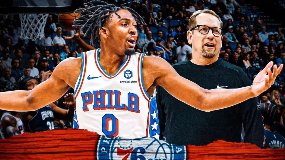 Sixers' Tyrese Maxey and Nick Nurse