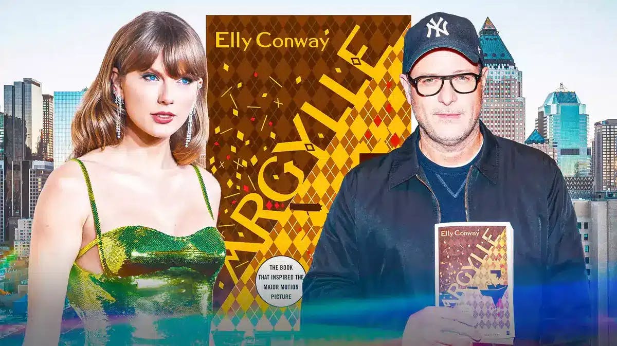 Taylor Swift, Matthew Vaughn, Argylle book in the middle