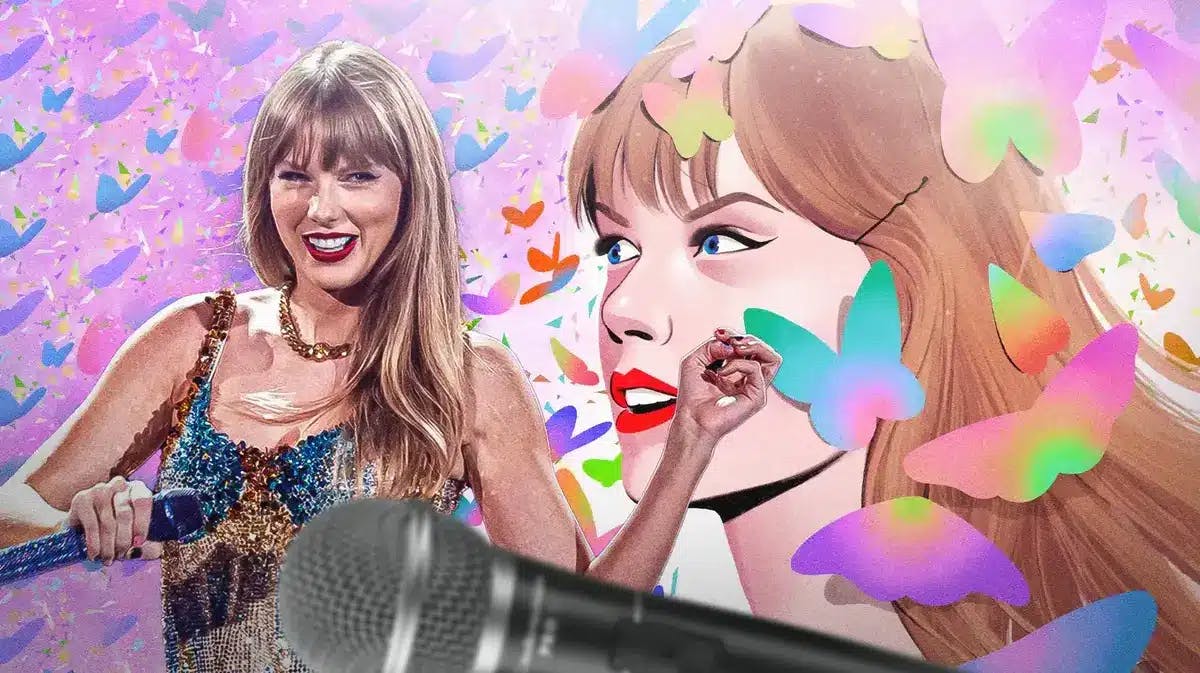 Taylor Swift image used in the New York Times opinion piece questioning her sexuality