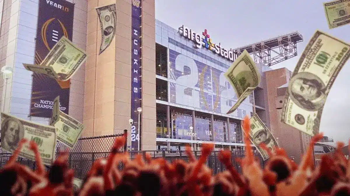 One fan spent nearly $50,000 on tickets to the Washington-Michigan playoff game.
