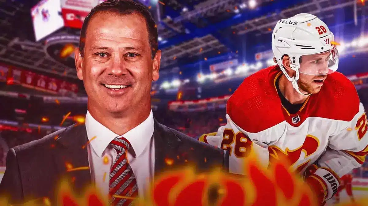 Flames GM Craig Conroy after the Elias Lindholm trade.