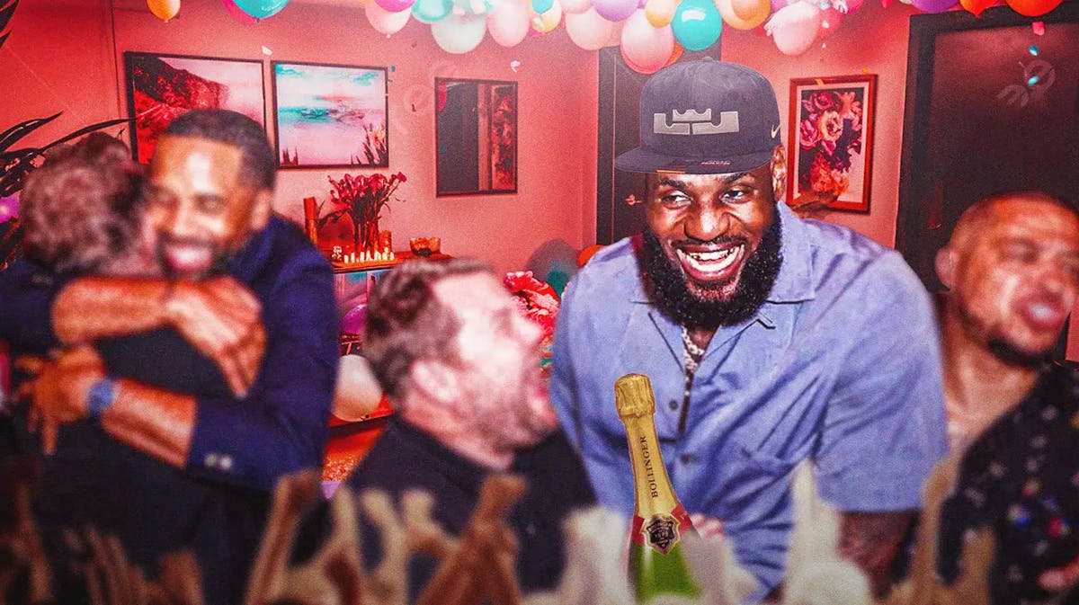 Lakers' LeBron James partying