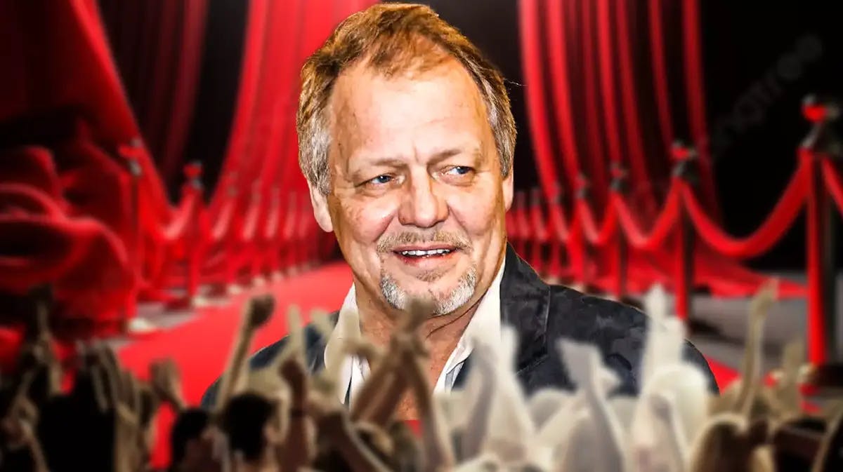 Pic of the actor David Soul along the red carpet