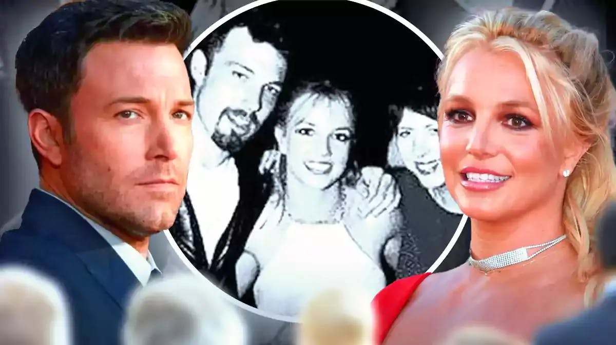 throwback photo of Britney Spears and Ben Affleck