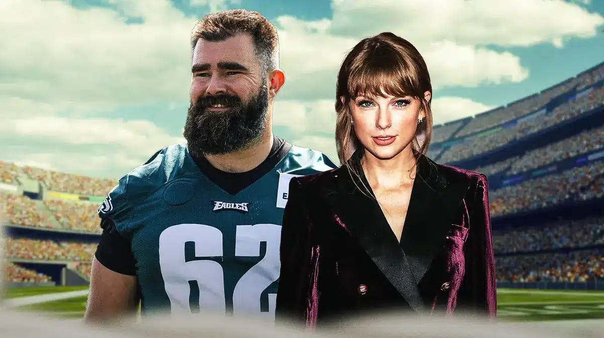 Jason Kelce got real on defending Taylor Swift from haters.