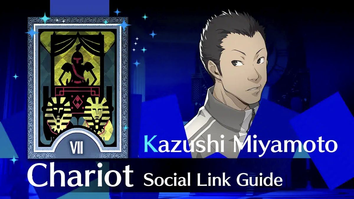 Kazushi Miyamoto Chariot Guide Social link Persona 3 Reload