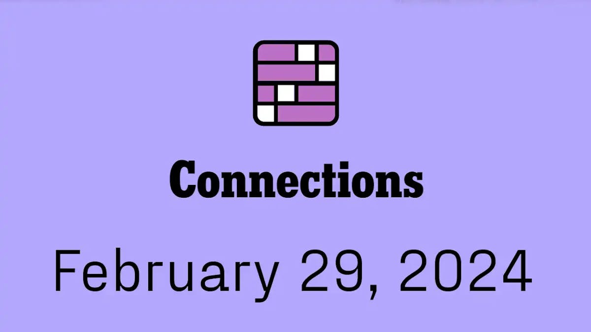 nyt connections hints answers today february 28 2024