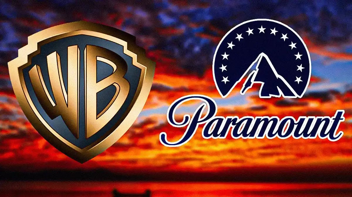 Warner Bros. and Paramount logos.