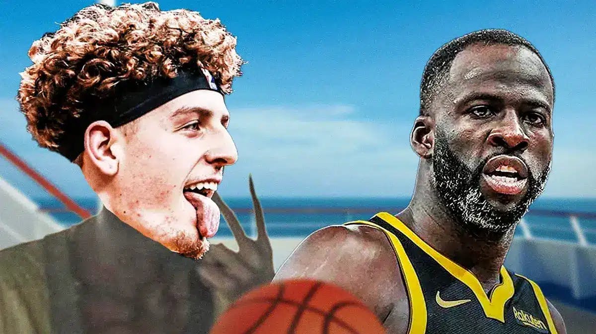 Warriors' Brandin Podziemski in the Look at me i’m the captain now meme while looking at Draymond Green