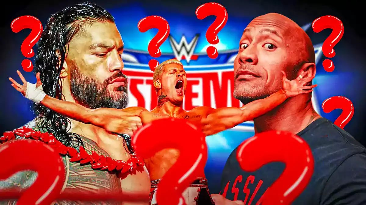 Cody Rhodes, Roman Reigns, The Rock, WWE