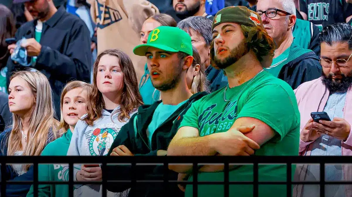 Boston Celtics fans upset