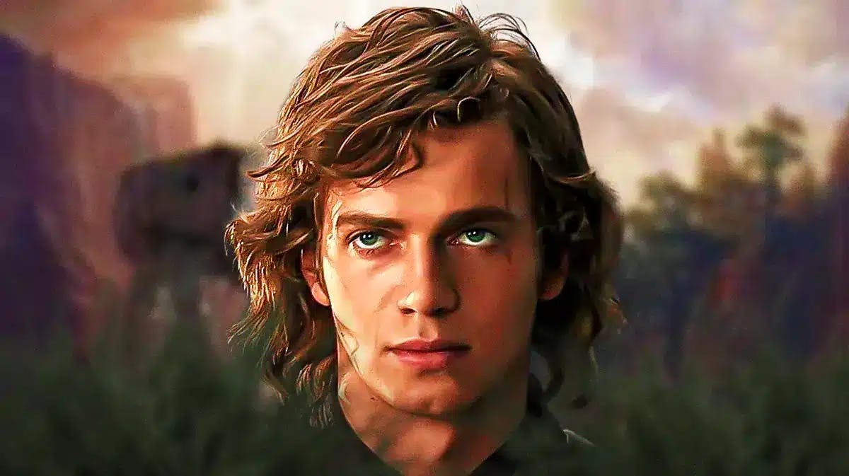 Hayden Christen as Anakin Skywalker in Star Wars.