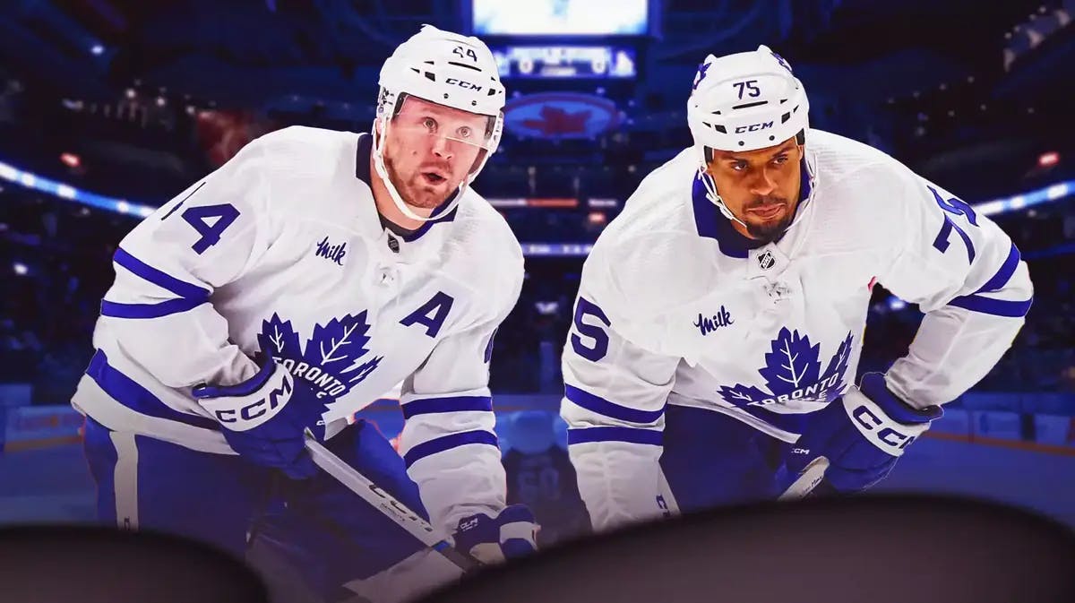 Ryan Reaves, Morgan Rielly, Toronto Maple Leafs