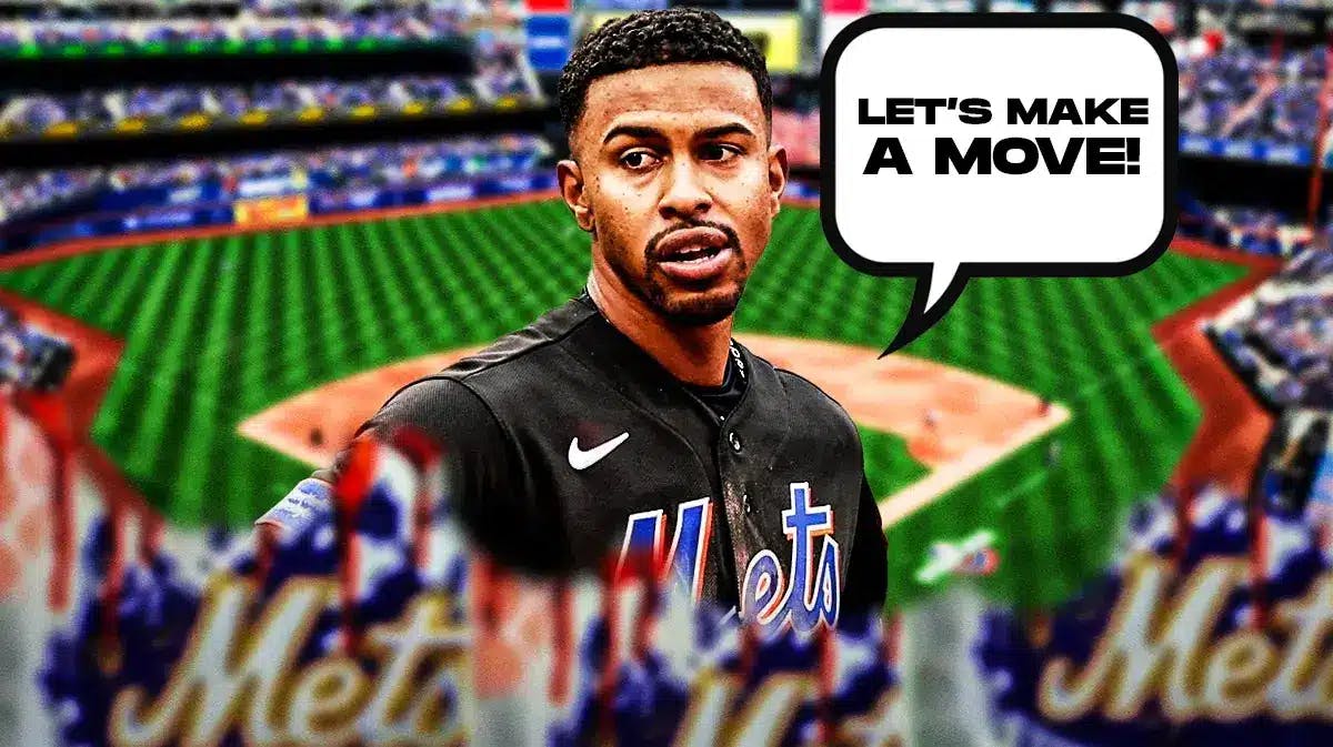 Francisco Lindor (Mets uniform) saying the following: Let’s make a move!