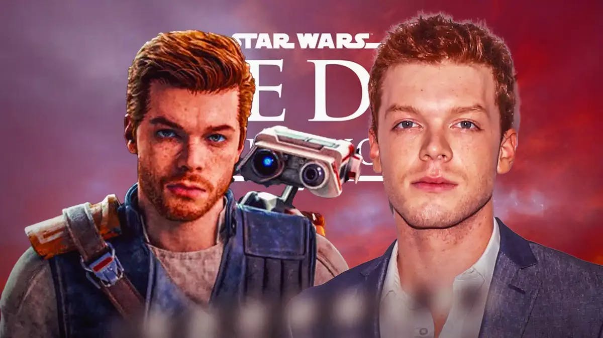 Cameron Monaghan and a Star Wars Jedi image.