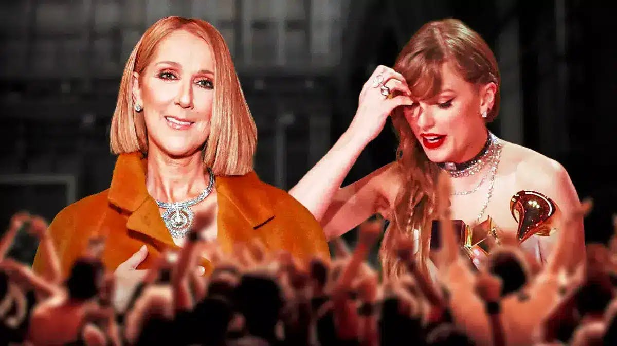 Pics of Taylor Swift and Celine Dion from the Grammys