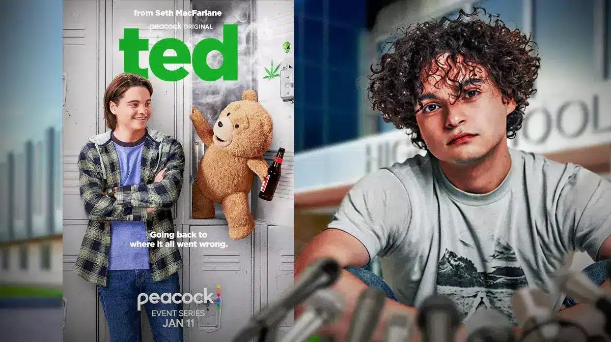 Ted poster and Max Burkholder.