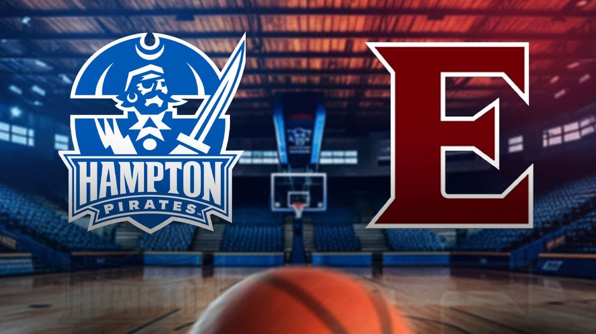 The #14 Hampton Pirates survive the opening round of the CAA Tournament with a 56-55 win over the #11 Elon Phoenix