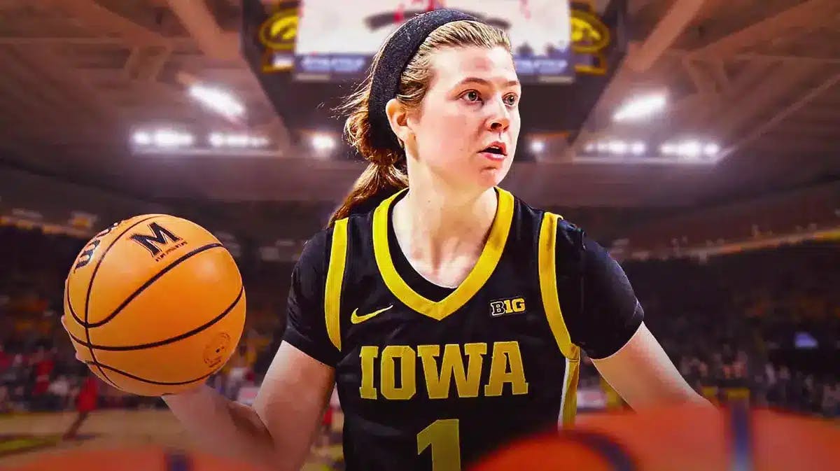 Iowa women’s basketball player Molly Davis