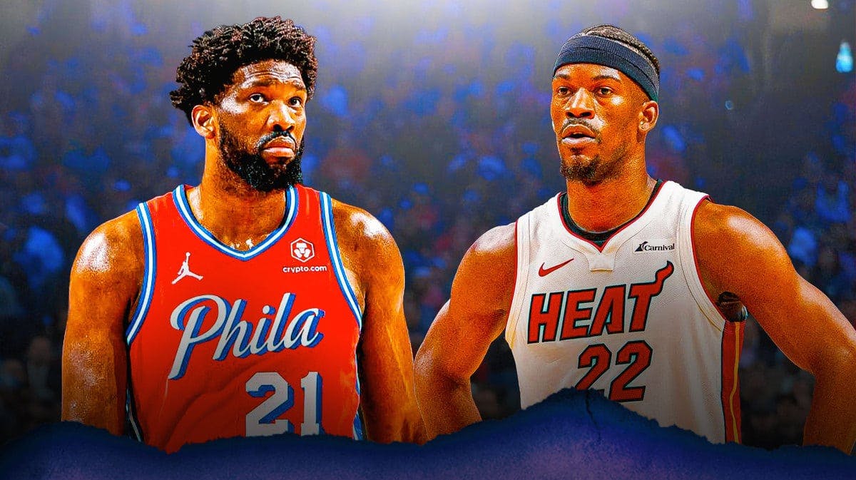 76ers' Joel Embiid and Heat's Jimmy Butler