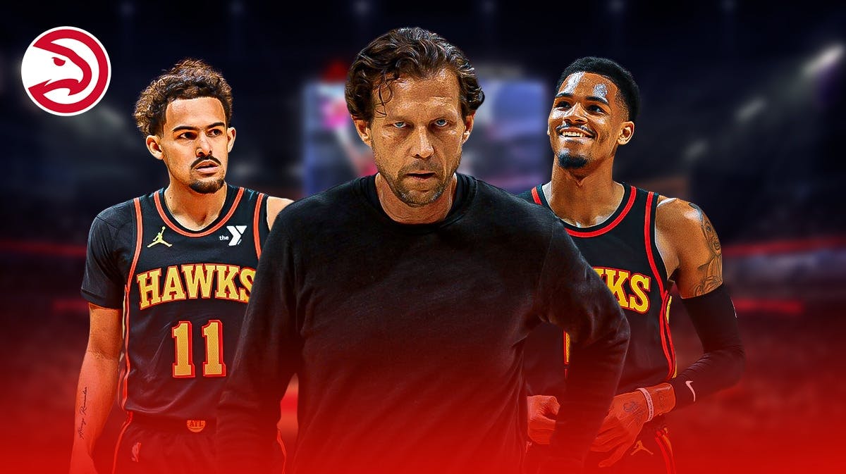 Hawks Quinn Snyder, Trae Young and Dejounte Murray