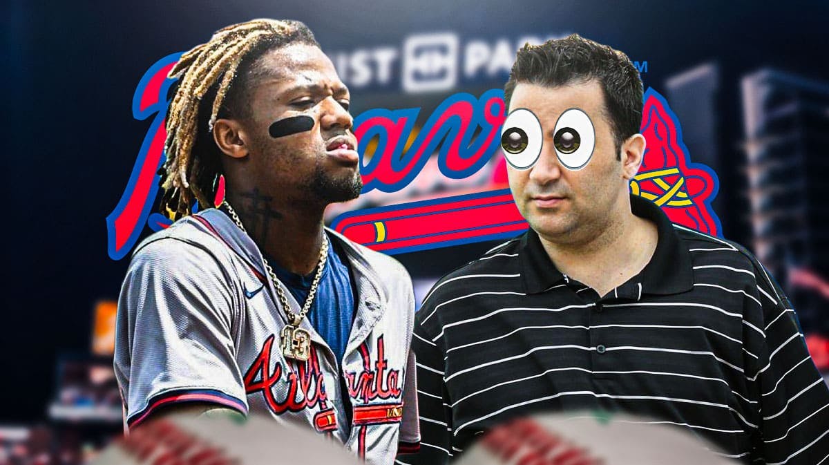 Alex Anthopoulos looking at Braves Ronald Acuna Jr.