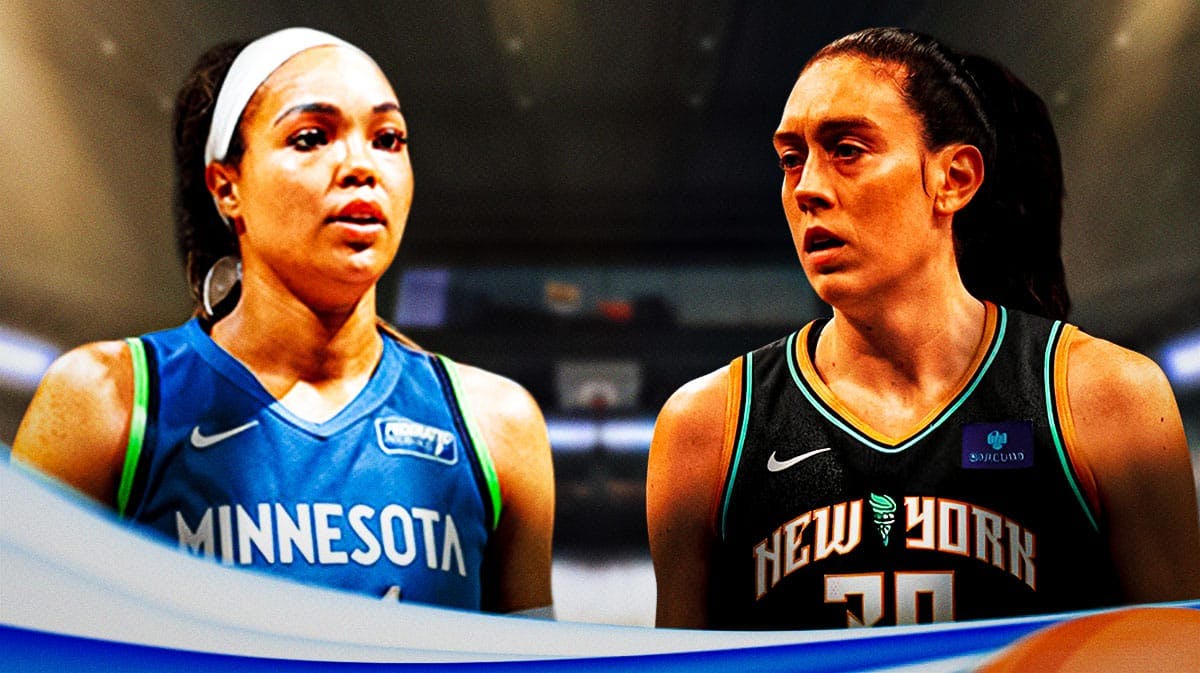 Unrivaled basketball league founders Breanna Stewart of the New York Liberty and Napheesa Collier of the Minnesota Lynx