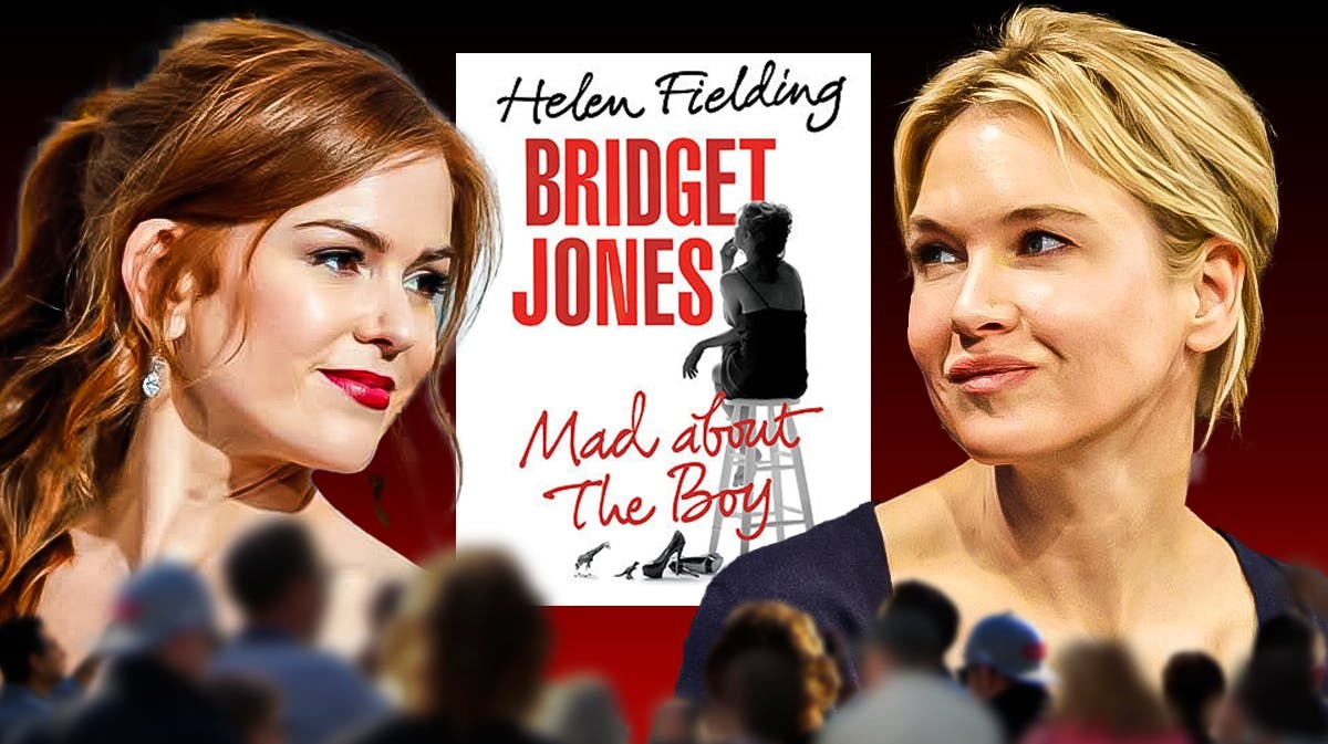 Isla Fisher, Renée Zellwegger, Helen Fielding's Bridget Jones Mad About The Boy book cover