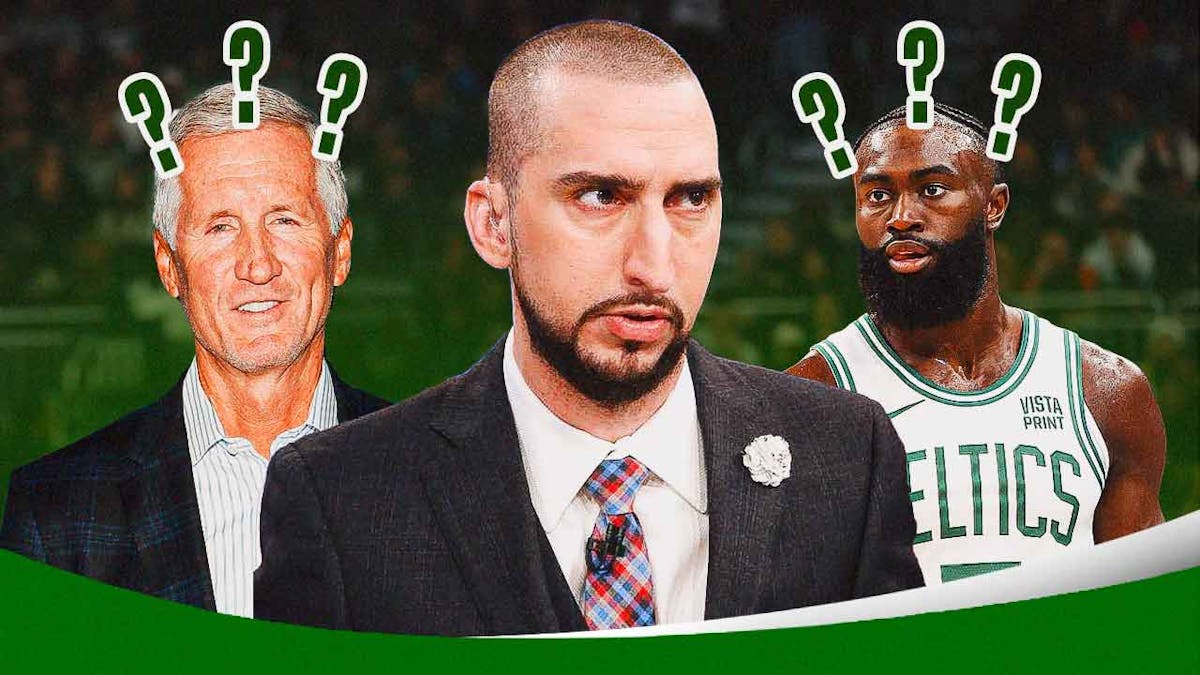 Mike Breen and Nick Wright after Jaylen Brown Celtics win over Pacers