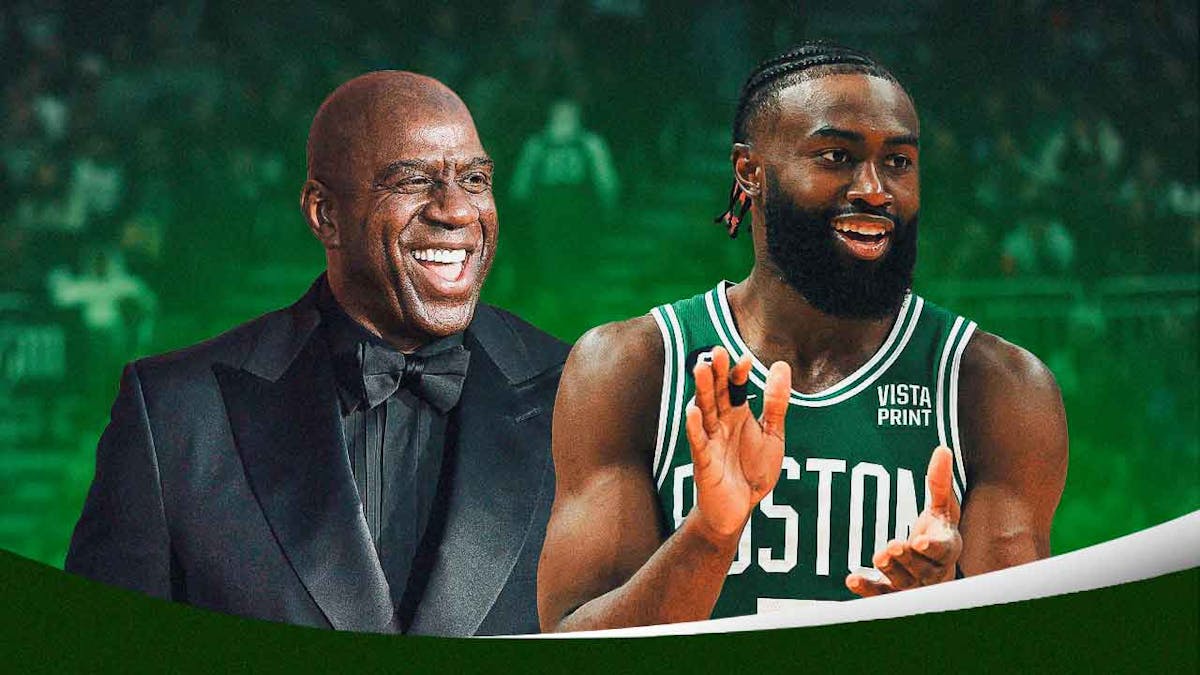 Magic Johnson Boston Celtics ECF MVP Jaylen Brown NBA Playoffs Finals