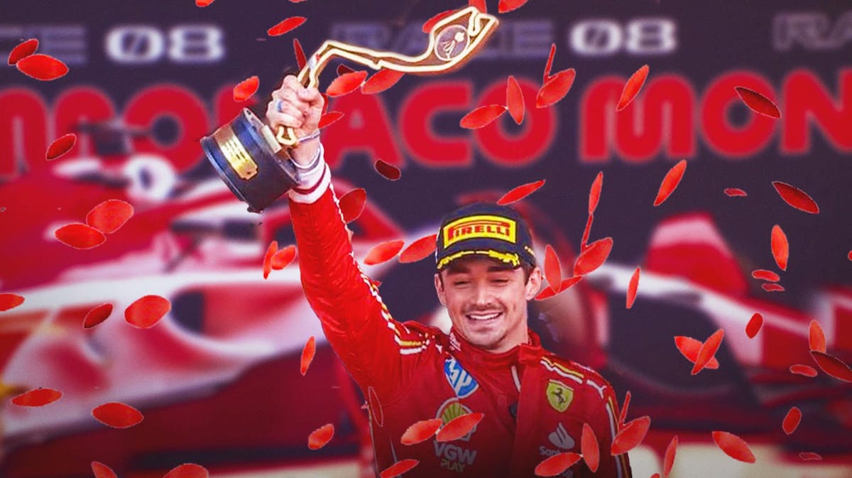 F1 Monaco Grand Prix Ferrari podiums of Charles Leclerc and Carlos Sainz
