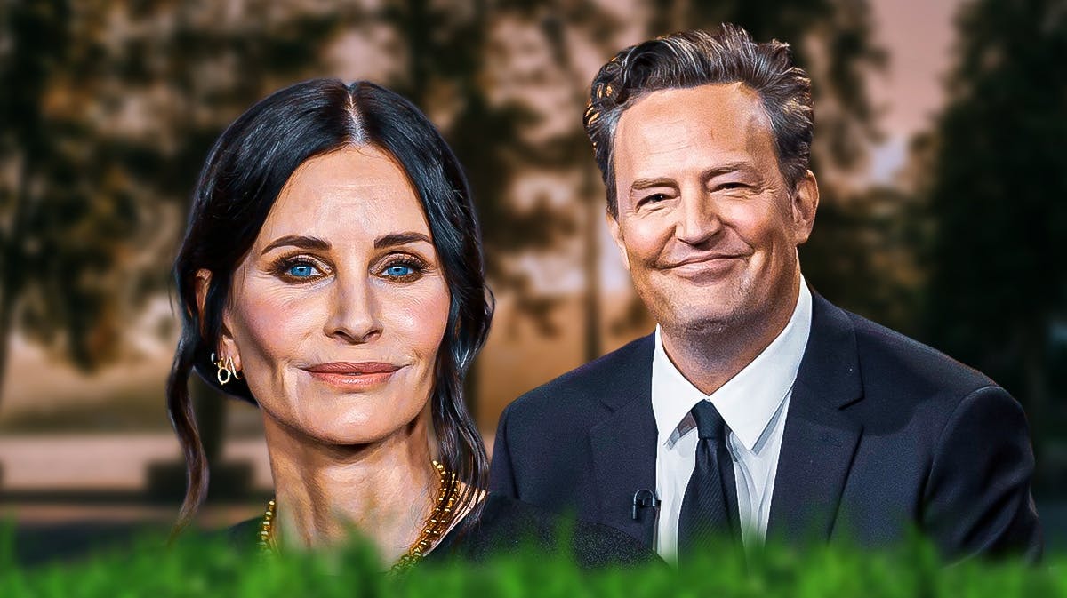 Courteney Cox and Matthew Perry.