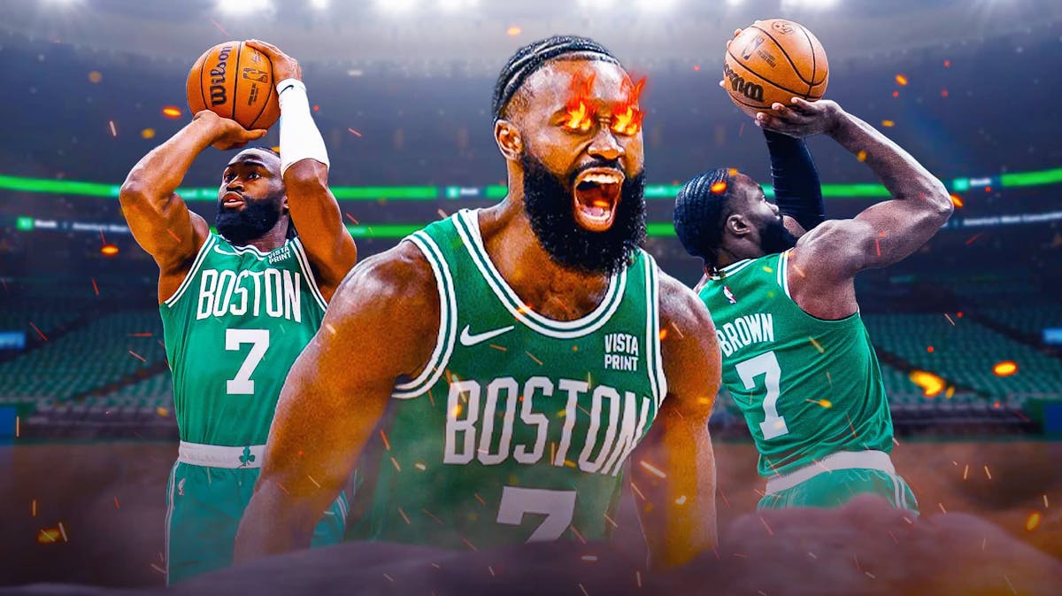 Boston Celtics Jaylen Brown Larry Bird