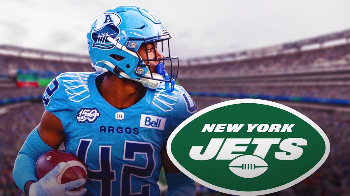 Jets rookie sleeper draft pick Qwan’tez Stiggers from the Toronto Argonauts.