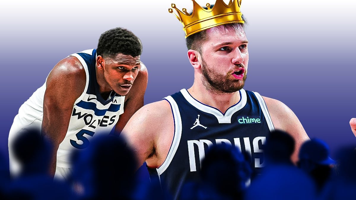 Kyrie Irving teammate Luka Doncic amid Mavericks lead against the Timberwolves in the NBA Playoffs