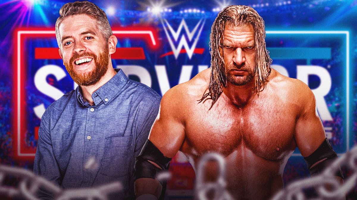 Matt Camp next to Triple H with the Survivor Series logo as the background.